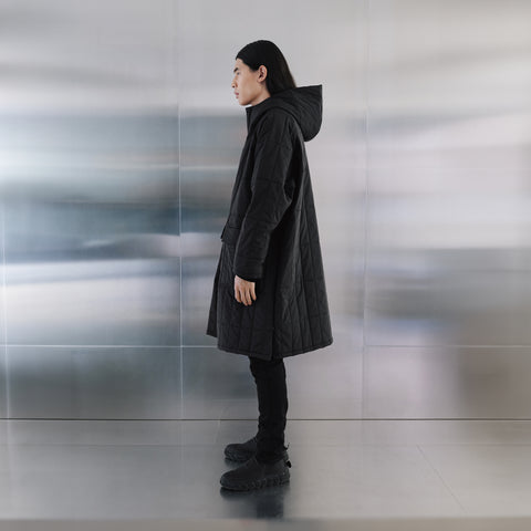 159 Loose Quilted Coat