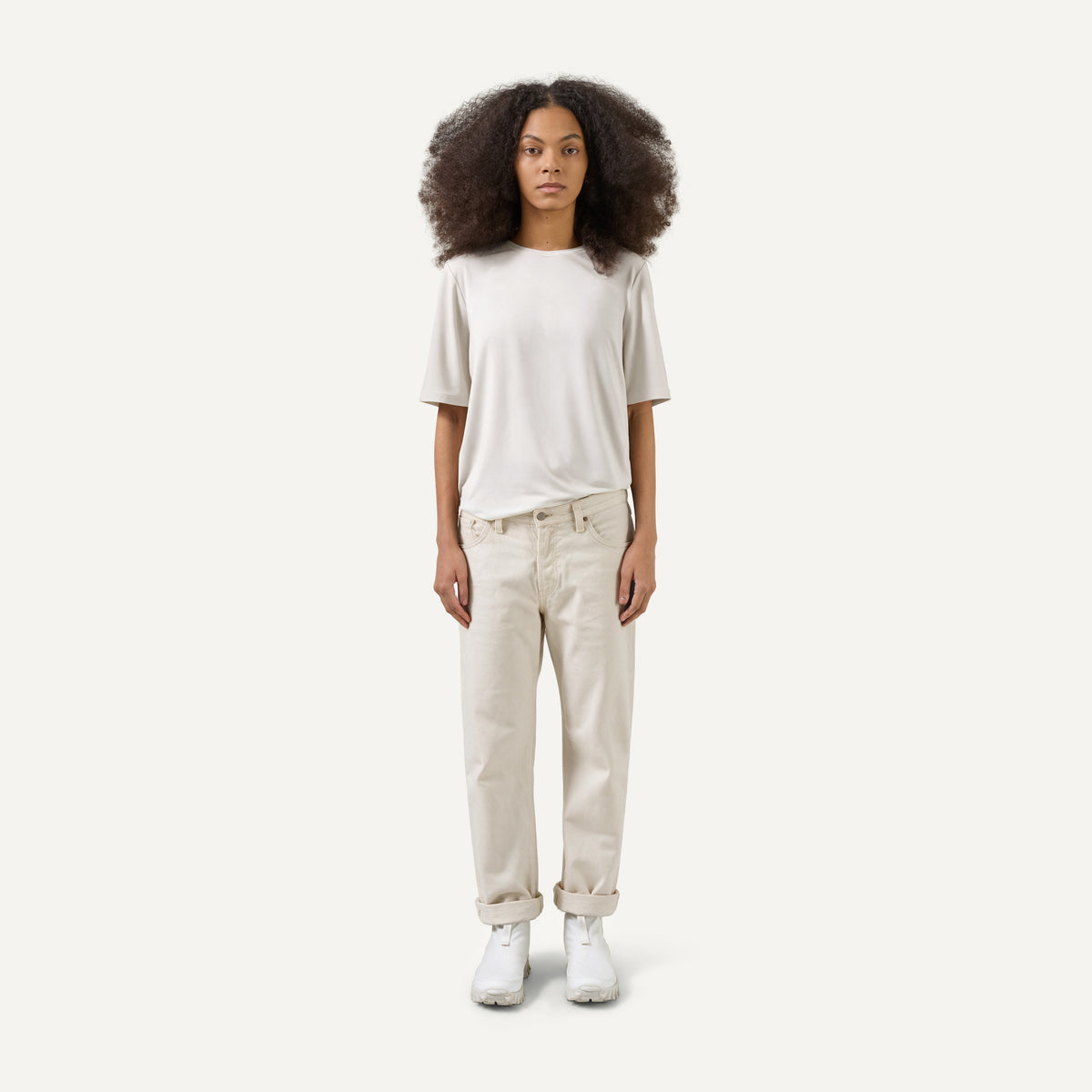 263 Wide Jeans, white