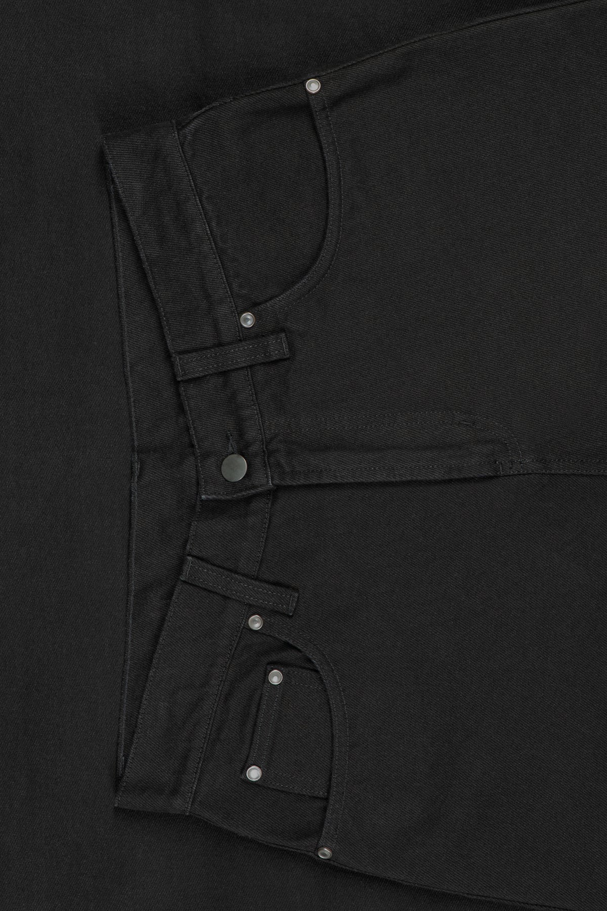 263 Wide Jeans, deep black
