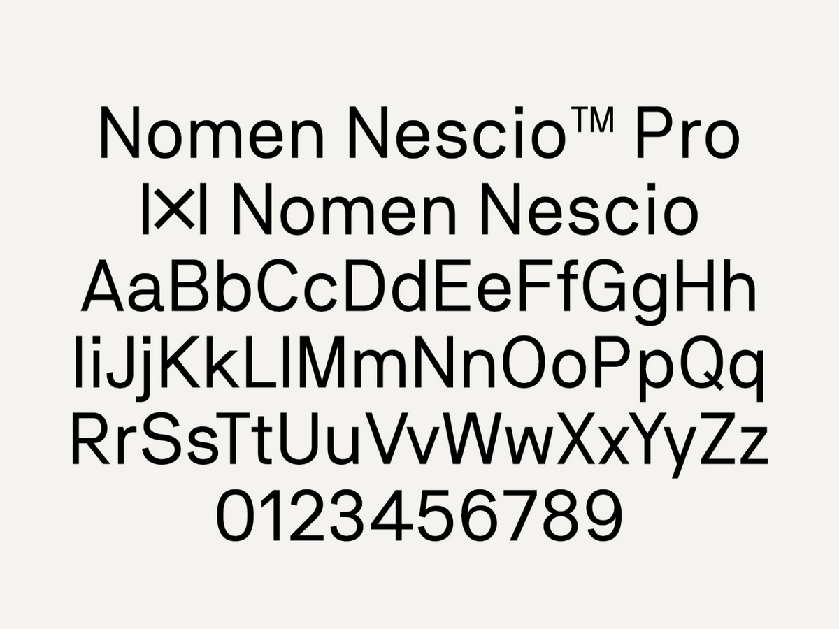 Nomen Nescio Pro