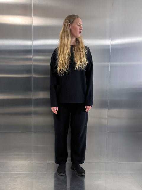 271 Knitted Wide Pants