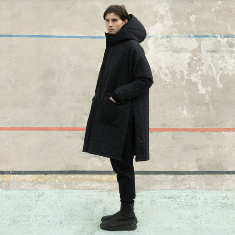 159 Loose Quilted Coat