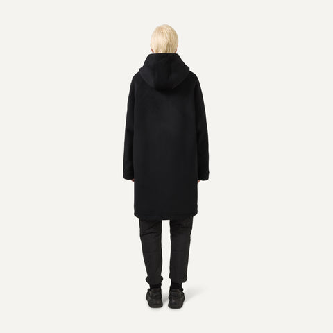 156 Hooded Woollen Coat