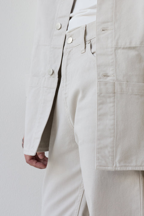 262 Basic Jeans, white
