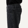 263 Wide Jeans, washed black