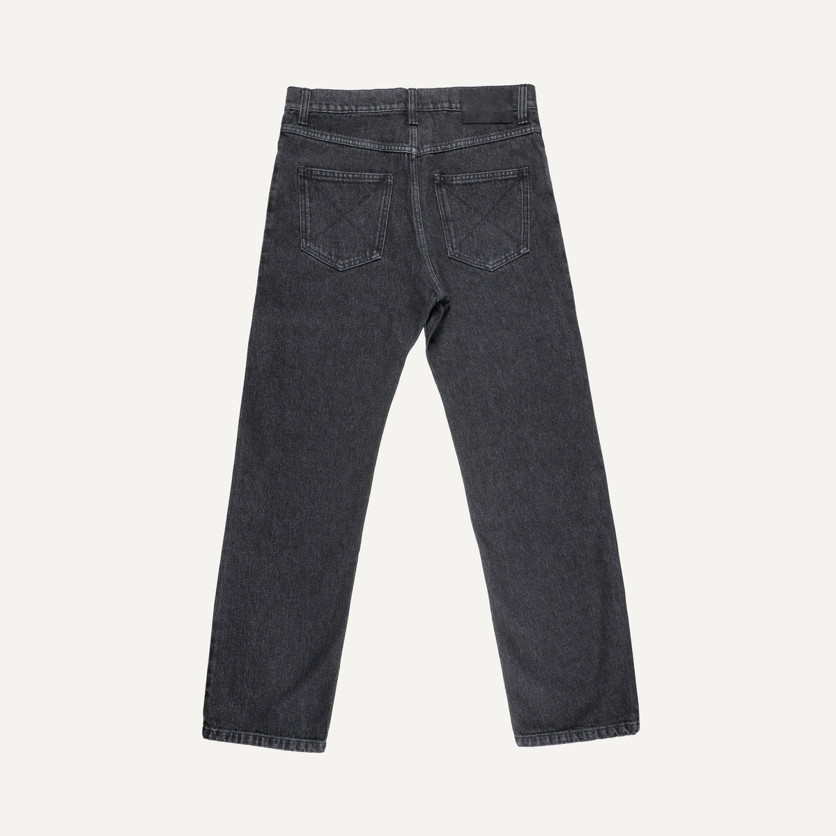 263 Wide Jeans, washed black