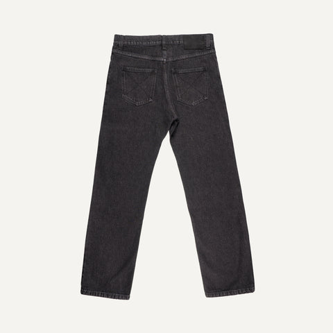 263 Wide Jeans, washed black