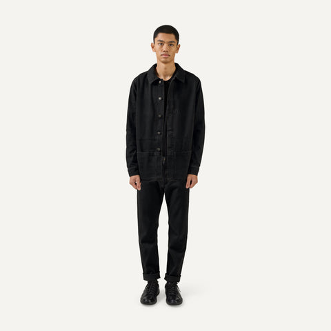 320 Worker Denim Jacket, deep black