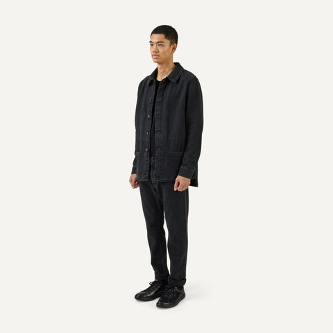 320 Worker Denim Jacket, washed black
