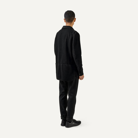 320 Worker Denim Jacket, deep black