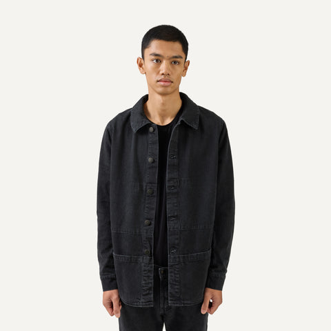 320 Worker Denim Jacket, washed black