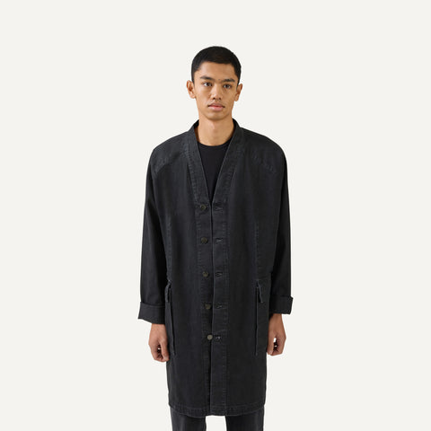 321 Raglan Denim Jacket, washed black