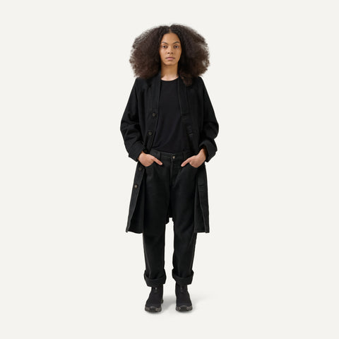 321 Raglan Denim Jacket, deep black
