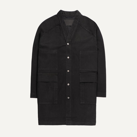 321 Raglan Denim Jacket, deep black