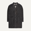 321 Raglan Denim Jacket, washed black