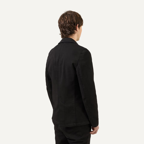 322 Basic Denim Blazer