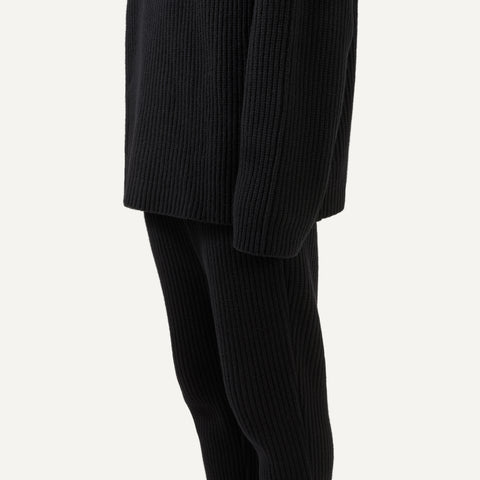 552 Knitted Basic Hoodie